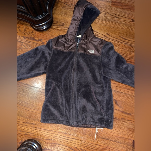 North face zip fleece jacket Woman’s medium - brown - Picture 5 of 6